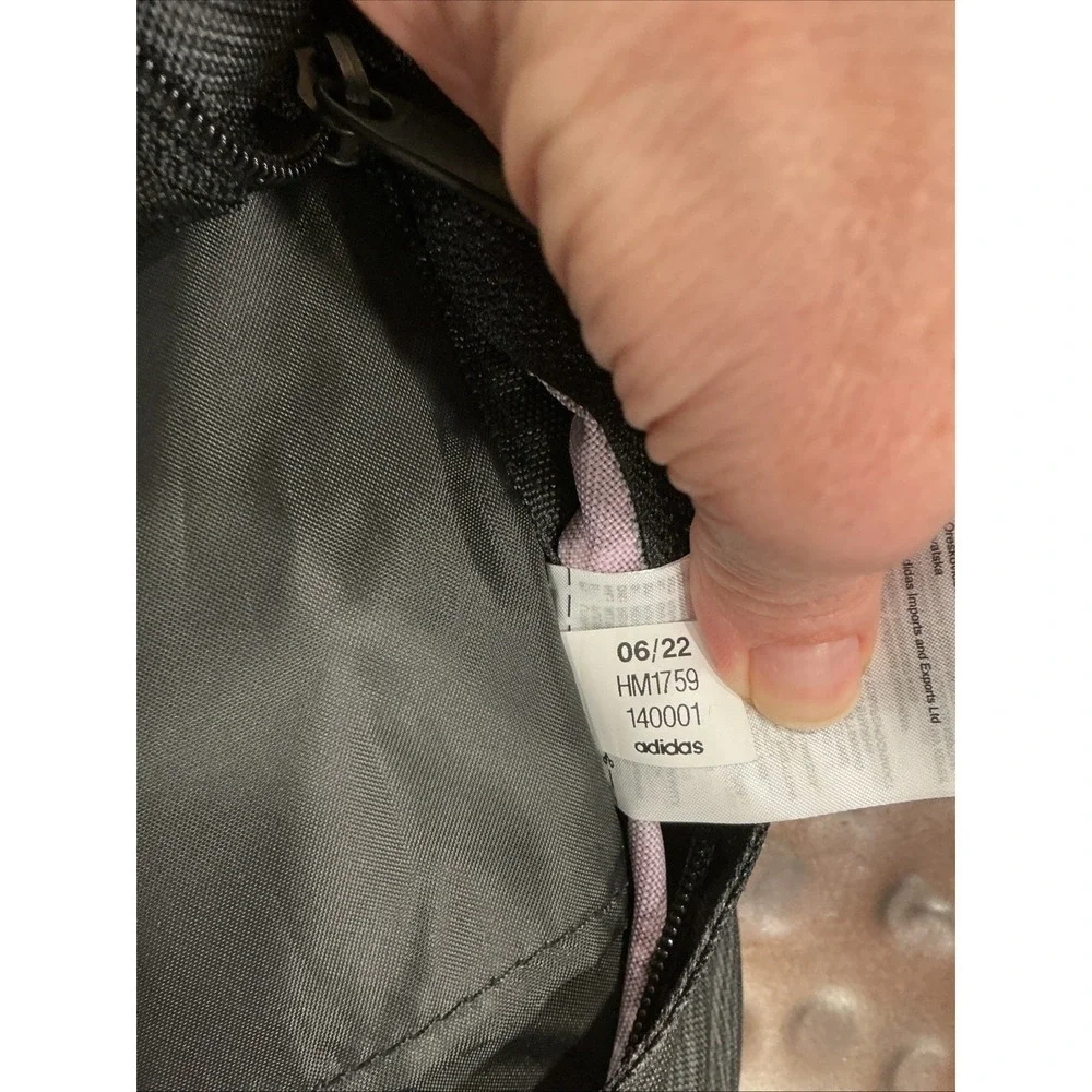 Adidas Rekive Classic Backpack, Black With Pink, School, Travel, Sports, NWT